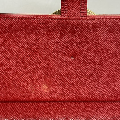 Louis Vuitton Epi Continental Viennese Long Wallet M63257 Castilian Red Ladies