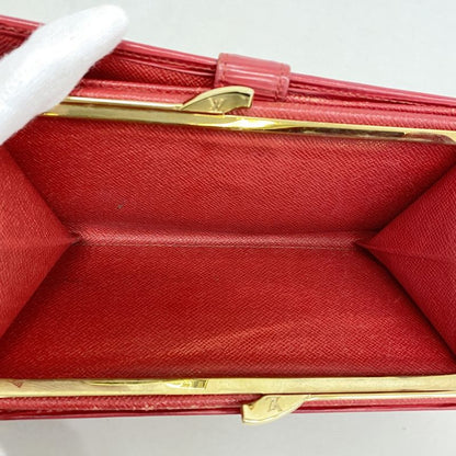 Louis Vuitton Epi Continental Viennese Long Wallet M63257 Castilian Red Ladies