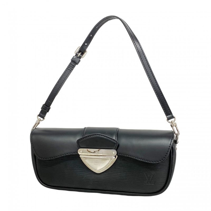 Louis Vuitton Epi Pochette Montaigne Shoulder Bag M59292 Noir Black Women