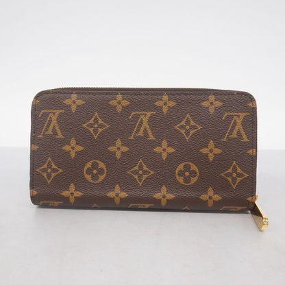 Louis Vuitton Long Wallet Monogram Zippy Wallet M41896 Brown Coquelicot Ladies