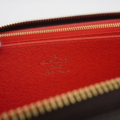 Louis Vuitton Long Wallet Monogram Zippy Wallet M41896 Brown Coquelicot Ladies