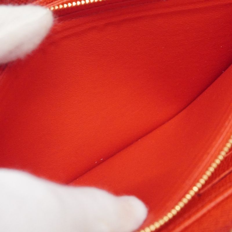 Louis Vuitton Long Wallet Monogram Zippy Wallet M41896 Brown Coquelicot Ladies