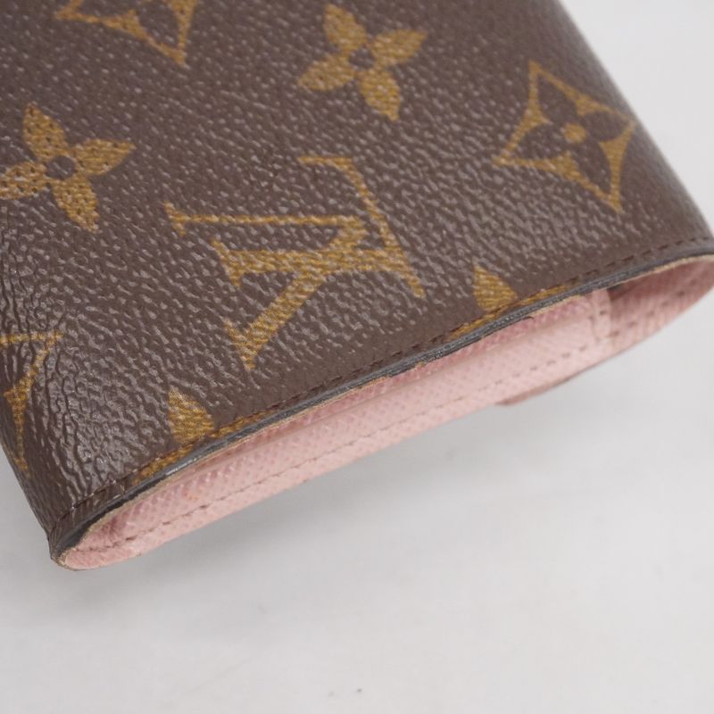 Louis Vuitton Trifold Wallet Monogram Portefeuille Victorine M62360 Brown Rose