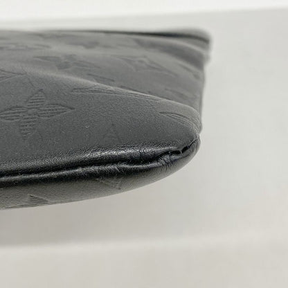 Louis Vuitton Clutch Bag Monogram Shadow Pochette Discovery M62903 Black