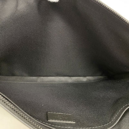 Louis Vuitton Clutch Bag Monogram Shadow Pochette Discovery M62903 Black