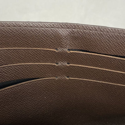 Louis Vuitton Damier Portefeuille Sarah N63209 Ebène Women's Long Wallet