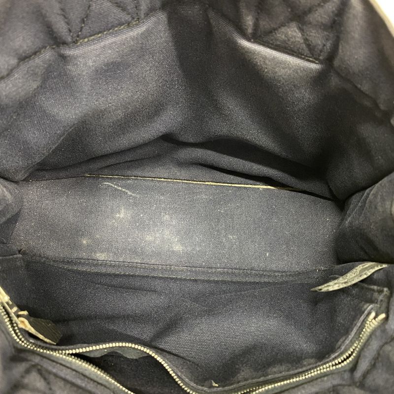 Hermes Tote Bag Fourre Tout PM Canvas Navy Silver Hardware Women