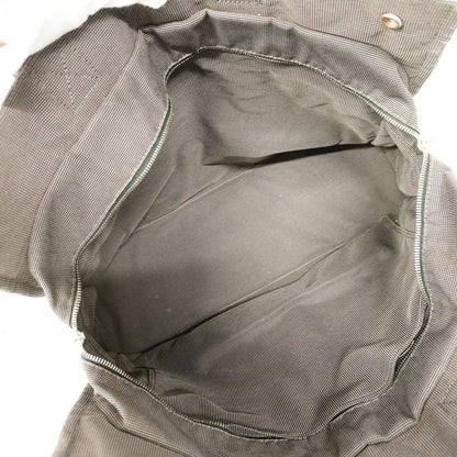 Hermes Tote Bag Yale Line GM Canvas Gray Silver Hardware Women