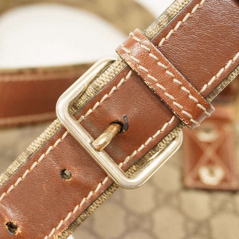 Gucci Shoulder Bag GG Supreme/sherry Line 246413 PVC Brown Chien Pan Gold