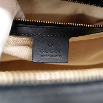 Gucci Handbag GG Canvas 247205 Canvas Navy Chien Pan Gold Hardware 2way Bag