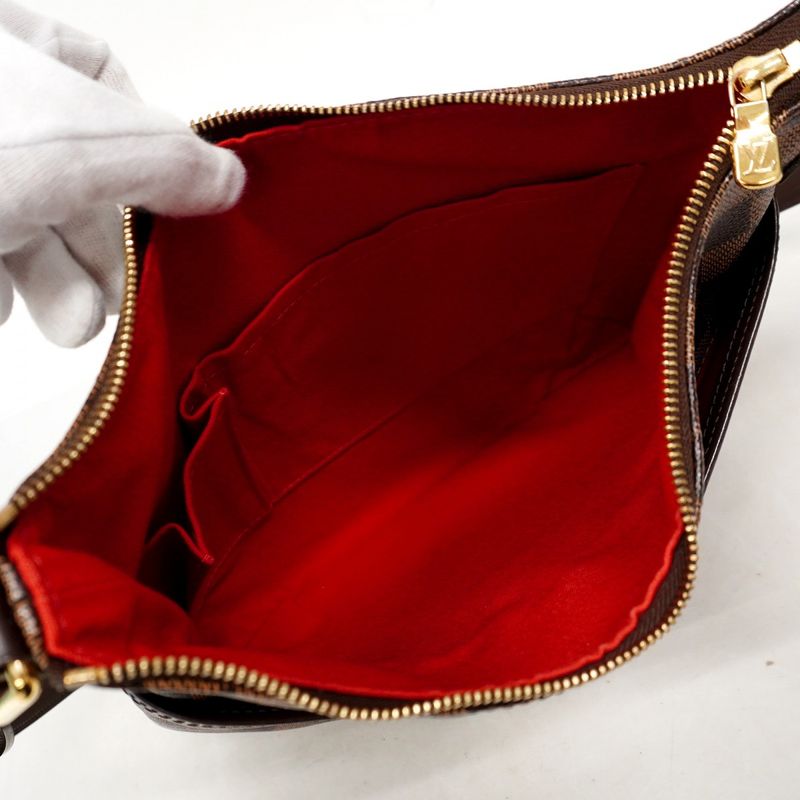 Louis Vuitton Damier Bloomsbury PM N42251 Ebene Womens Shoulder Bag