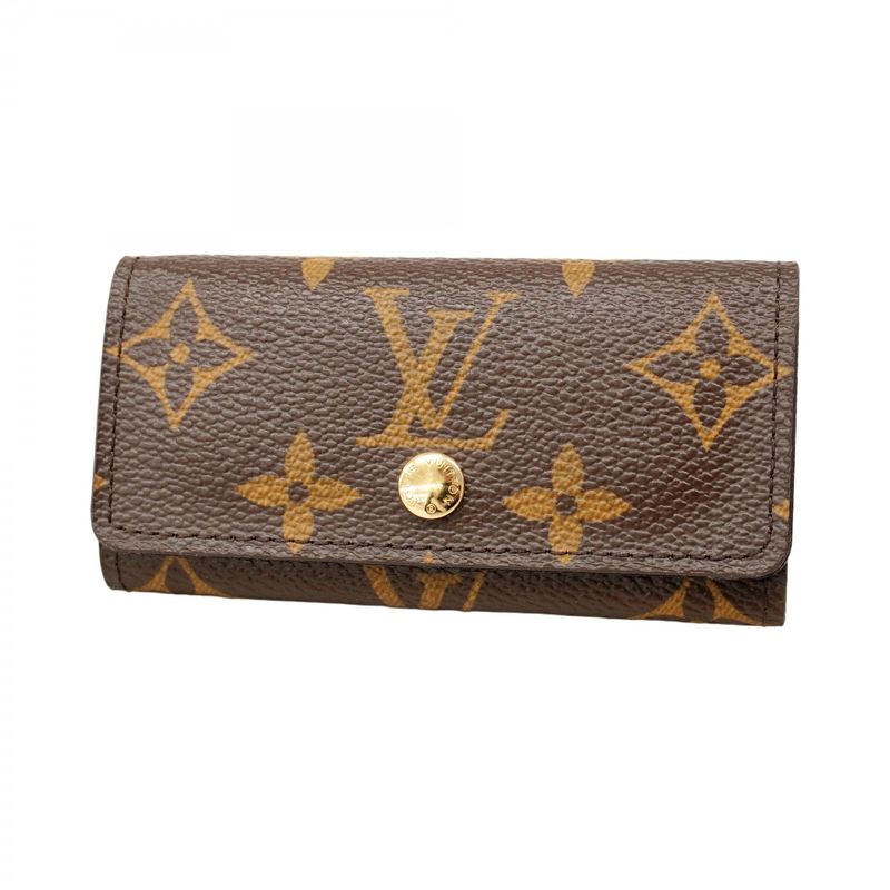 Louis Vuitton Key Case Monogram Multicles 4 M69517 Brown Men Women Unisex