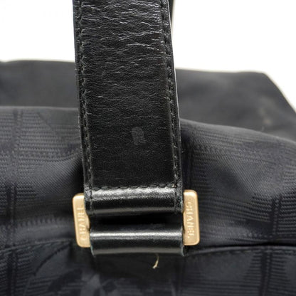 Chanel Handbag New Travel Nylon Black Chien Pan Gold Hardware Women's
