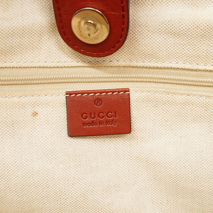 Gucci Handbag GG Canvas Sookie 211944 Canvas Brown Chien Pan Gold Hardware Women