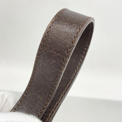 Fendi Shoulder Bag Zucca Nylon Canvas Brown Silver Hardware Women