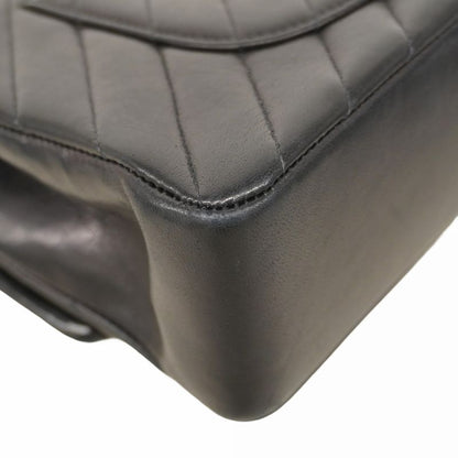 Chanel Shoulder Bag V-stitched Lambskin Black Gold Hardware Women