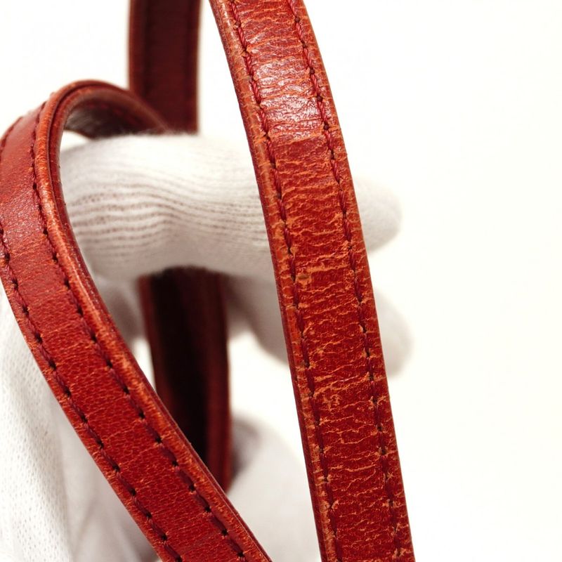 Fendi Tote Bag Raffia Beige Bordeaux Silver Hardware Women