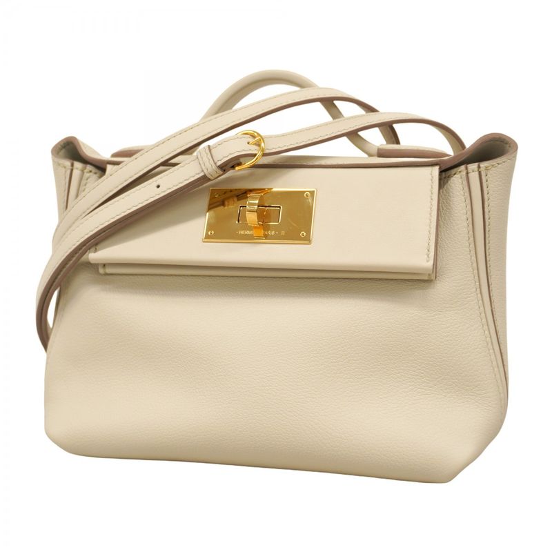 Hermes Handbag Sac Van Cattle Mini Evercolor Benin Gold Hardware B Engraved