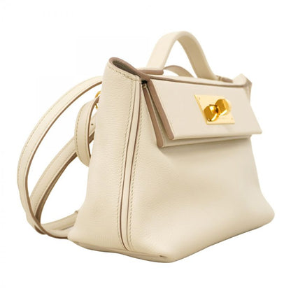 Hermes Handbag Sac Van Cattle Mini Evercolor Benin Gold Hardware B Engraved