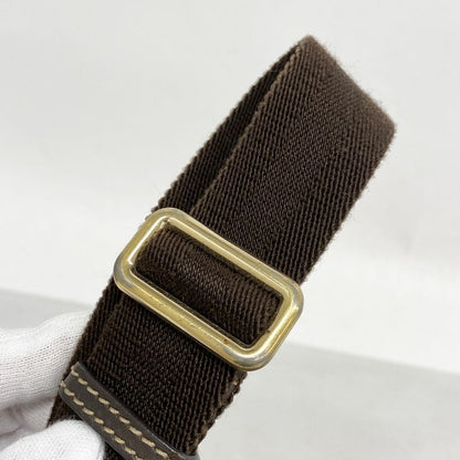 Gucci Shoulder Bag GG Supreme 295257 PVC Brown Chien Pan Gold Hardware Women