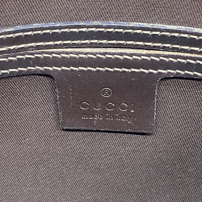 Gucci Shoulder Bag GG Supreme 295257 PVC Brown Chien Pan Gold Hardware Women