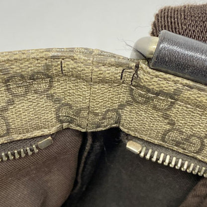 Gucci Shoulder Bag GG Supreme 295257 PVC Brown Chien Pan Gold Hardware Women