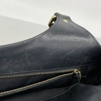 Gucci Handbag GG Canvas/sherry Line Interlocking G 114875 Canvas Black Chien