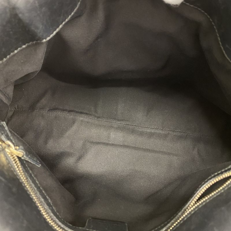 Gucci Handbag GG Canvas/sherry Line Interlocking G 114875 Canvas Black Chien