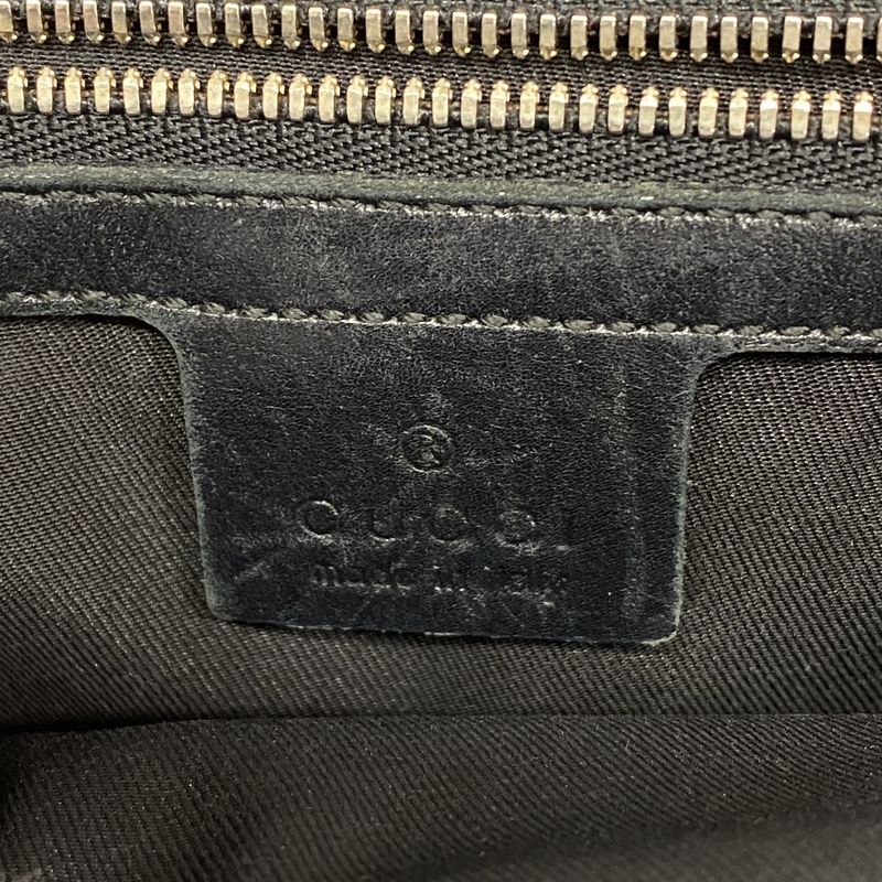 Gucci Handbag GG Canvas/sherry Line Interlocking G 114875 Canvas Black Chien