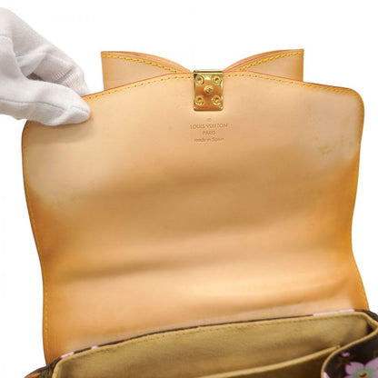 Louis Vuitton Handbag Monogram Cherry Blossom Sac Retro PM M92012 Marron Women's