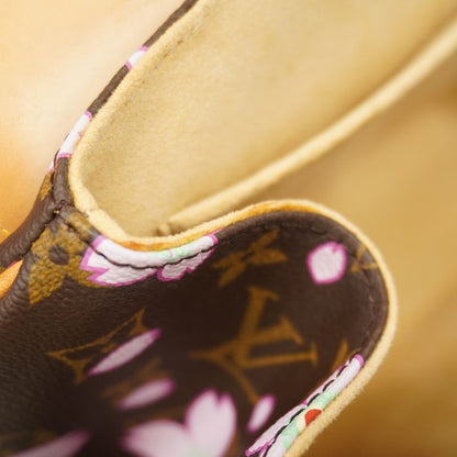 Louis Vuitton Handbag Monogram Cherry Blossom Sac Retro PM M92012 Marron Women's