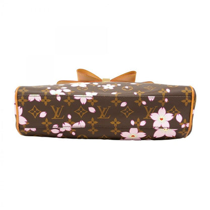 Louis Vuitton Handbag Monogram Cherry Blossom Sac Retro PM M92012 Marron Women's
