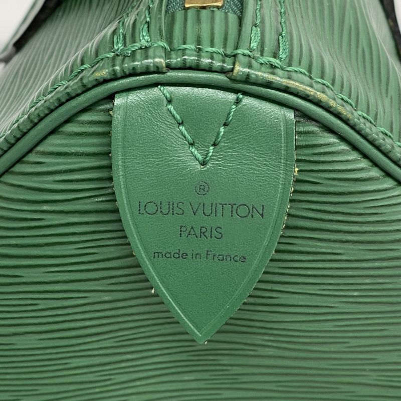 Louis Vuitton Handbag Epi Speedy 25 M43014 Borneo Green Women's