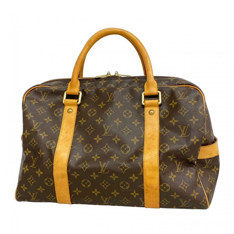 Louis Vuitton Boston Bag Monogram Carryall M40074 Brown Men Women Unisex