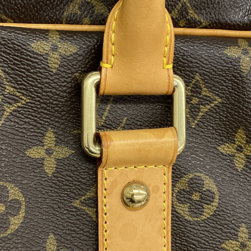 Louis Vuitton Boston Bag Monogram Carryall M40074 Brown Men Women Unisex