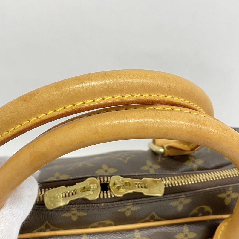 Louis Vuitton Boston Bag Monogram Carryall M40074 Brown Men Women Unisex