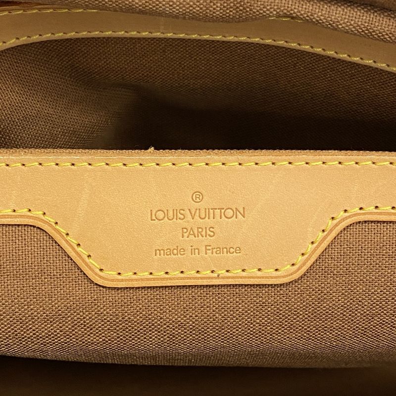 Louis Vuitton Boston Bag Monogram Carryall M40074 Brown Men Women Unisex