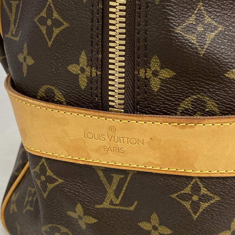 Louis Vuitton Boston Bag Monogram Carryall M40074 Brown Men Women Unisex