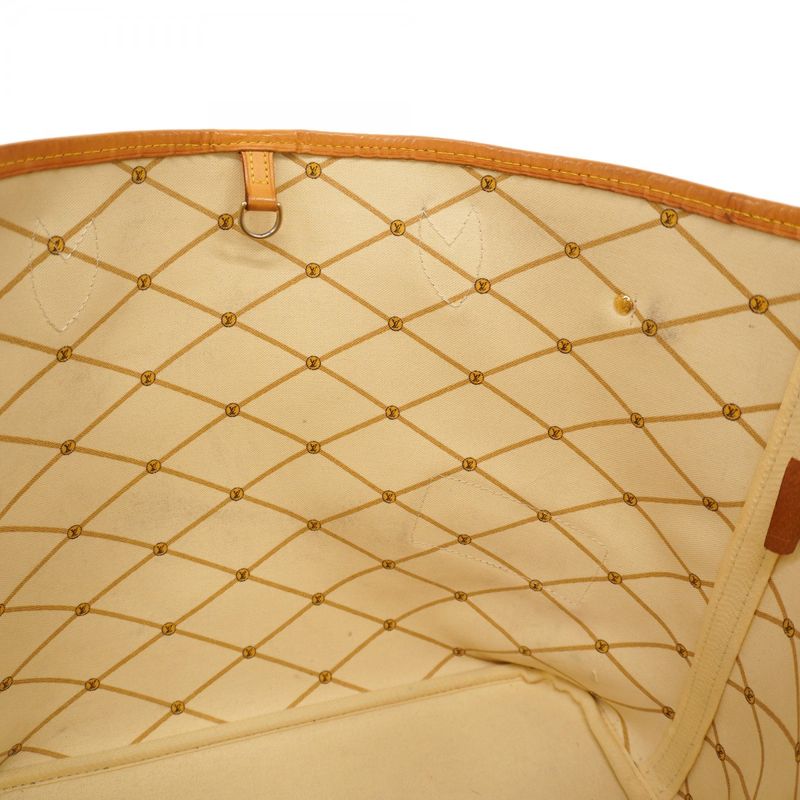 Louis Vuitton Tote Bag Damier Azure 2018 Summer Trunk Neverfull MM N41734 White