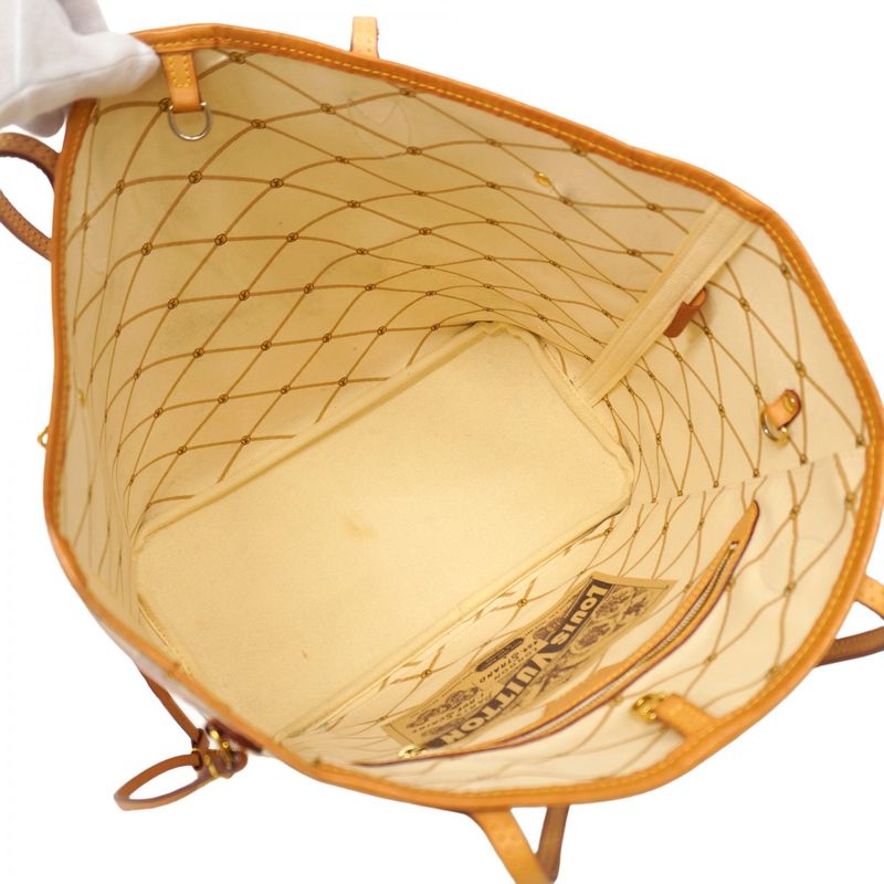 Louis Vuitton Tote Bag Damier Azure 2018 Summer Trunk Neverfull MM N41734 White