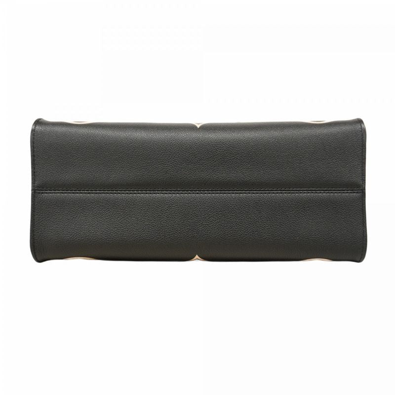 Louis Vuitton Tote Monogram/empreinte On-the-go MM M45495 Black Beige 2-way Bag