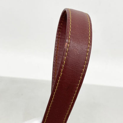 Cartier Shoulder Bag Must Leather Bordeaux Gold Hardware Women