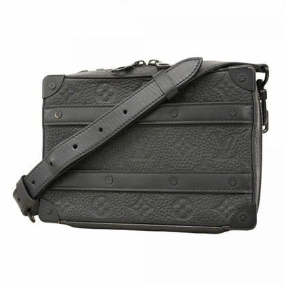 Louis Vuitton Handbag Taurillon Handle Soft Trunk M59163 Black 2way Bag Men's