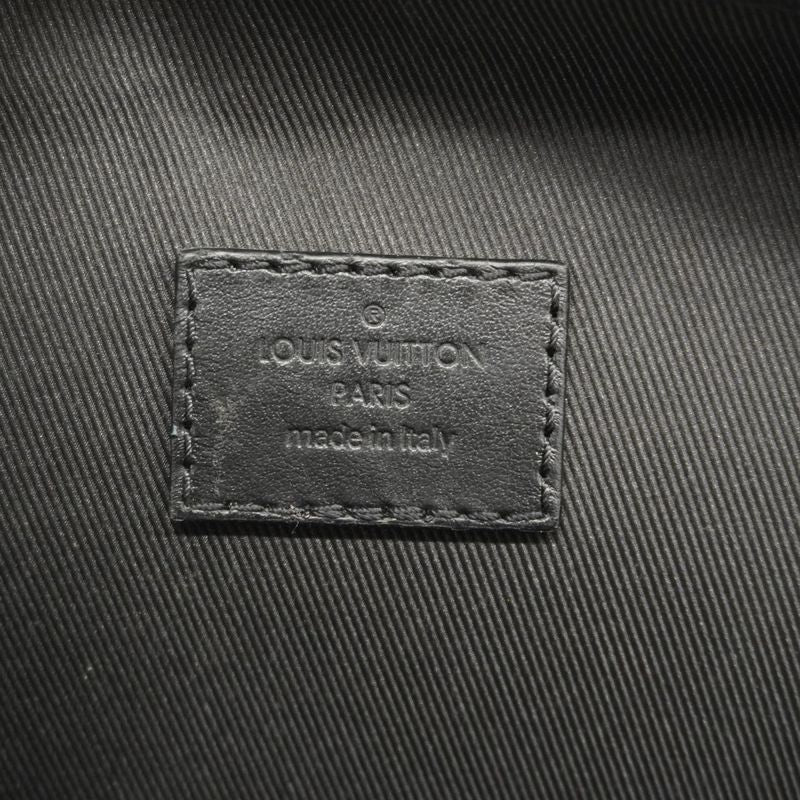 Louis Vuitton Handbag Taurillon Handle Soft Trunk M59163 Black 2way Bag Men's