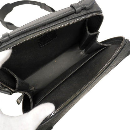 Louis Vuitton Handbag Taurillon Handle Soft Trunk M59163 Black 2way Bag Men's