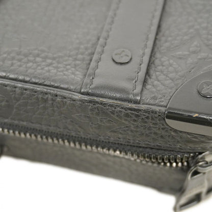 Louis Vuitton Handbag Taurillon Handle Soft Trunk M59163 Black 2way Bag Men's