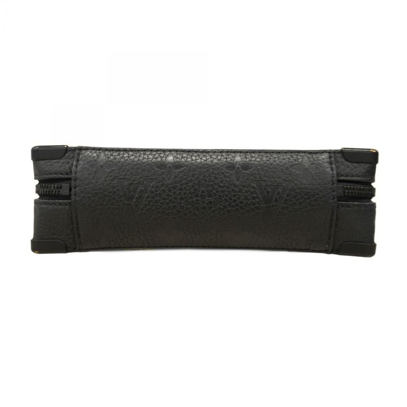 Louis Vuitton Handbag Taurillon Handle Soft Trunk M59163 Black 2way Bag Men's