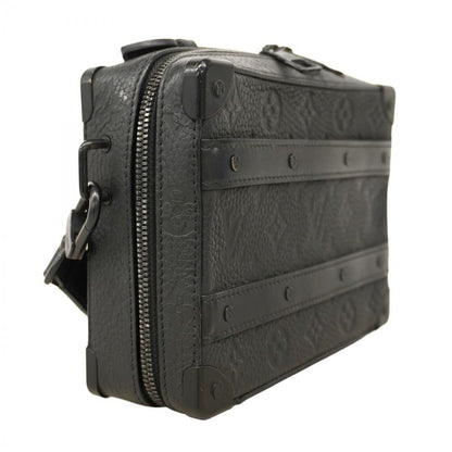 Louis Vuitton Handbag Taurillon Handle Soft Trunk M59163 Black 2way Bag Men's