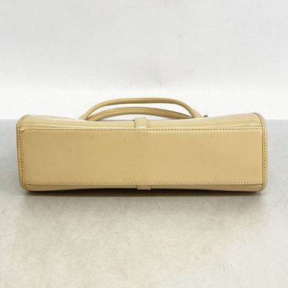 Gucci Handbag Jackie 002 1068 Leather Beige Silver Hardware Women's