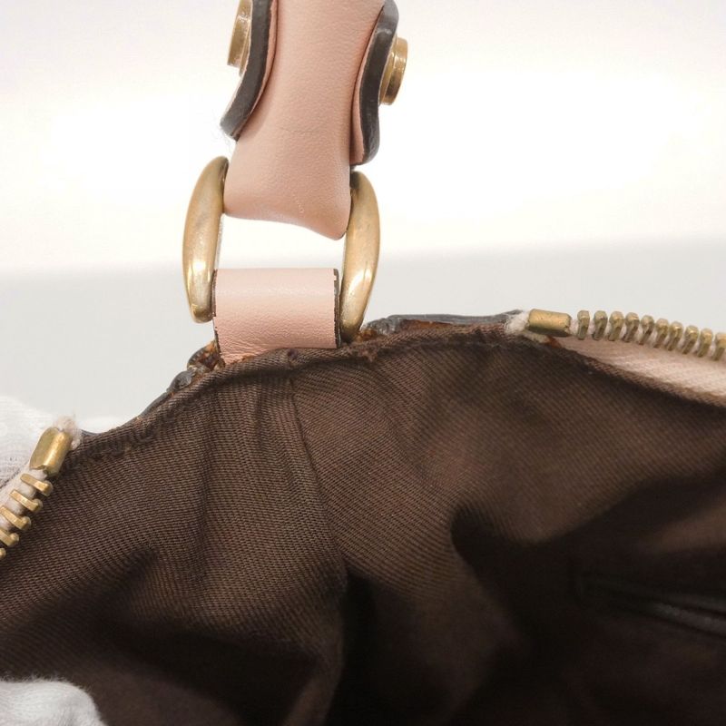 Gucci Shoulder Bag GG Canvas/abby 190525 Canvas Beige Pink Gold Hardware Women